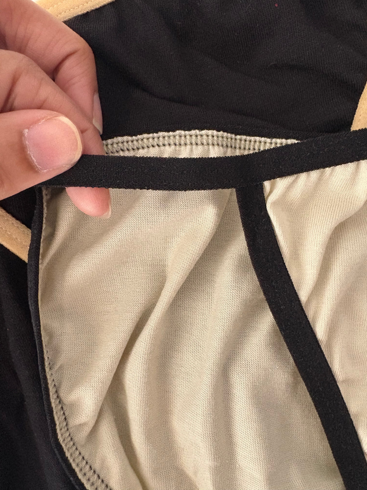 Mocha String Bikini Underwear Set, Pack of 2 | 100% cotton