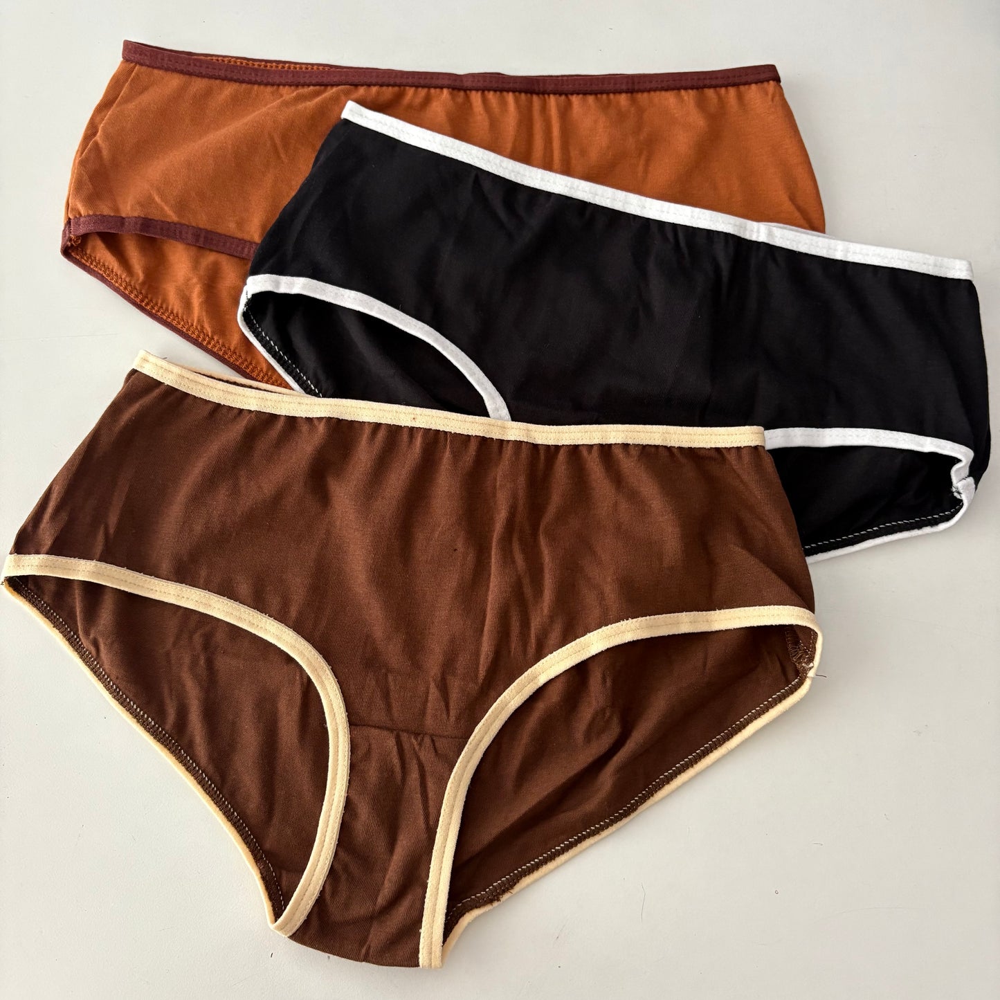 Espresso Hipster Underwear Set, Pack Of 3