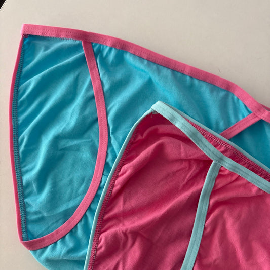 Cotton Candy String Bikini Underwear Set, Pack of 2